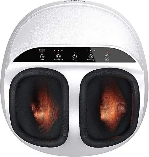 Renpho Heated Foot Massager – Shiatsu Kneading, Multi-Intensity Settings, Supports Up To Men’S Size 12 1