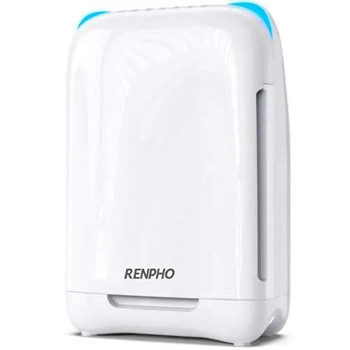 Renpho True Hepa Air Purifier – H13 Filter For Allergens, Pet Hair, Smoke & Odors, Covers Up To 301 Sq. Ft., Ozone-Free, Bedroom & Living Room Safe 1