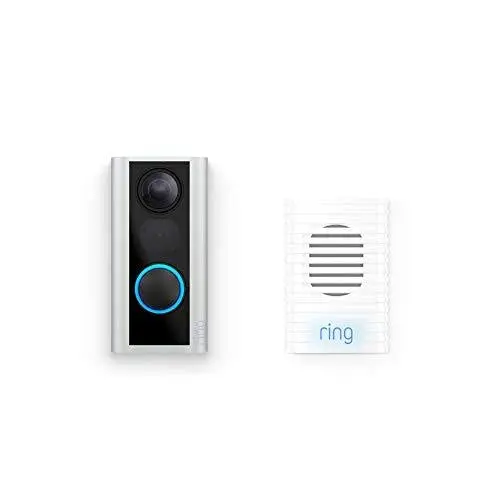 Ring Peephole Cam (1St Gen) + Ring Chime Bundle – Doorway Video Monitoring With Chime Alerts 1