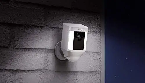 Ring Spotlight Cam Battery – Hd Security Camera With Motion-Activated Light, Two-Way Talk, Siren & Alexa Integration (White) 1