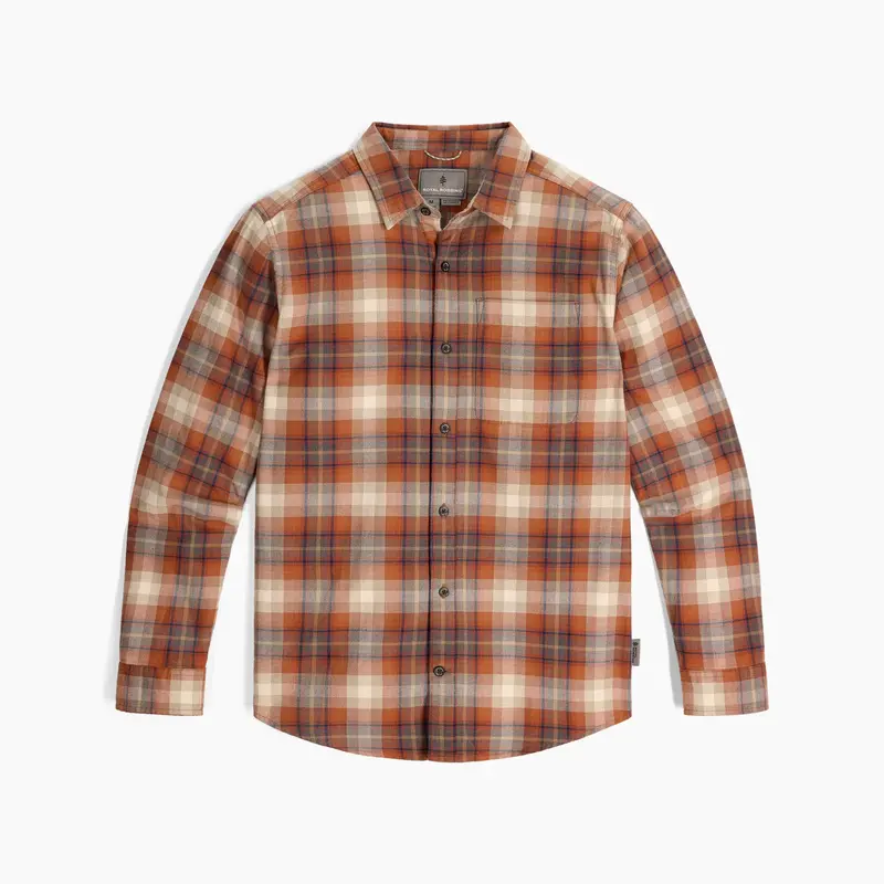 Royal Robbins Lieback Organic Cotton Flannel – Men’S Long-Sleeve Shirt 1