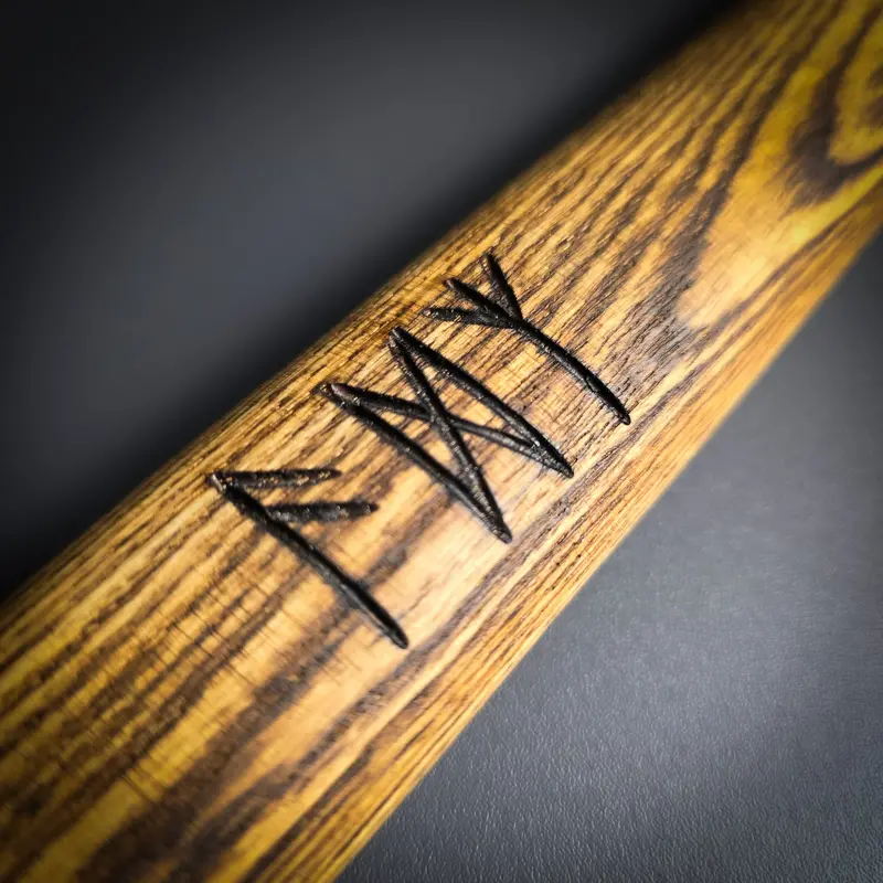 Runic Script Customisation – Authentic Viking-Inspired Etching 1
