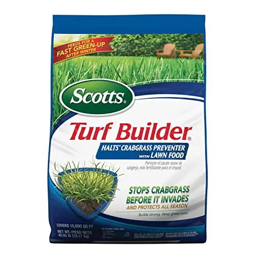 Scotts Turf Builder Crabgrass Preventer + Lawn Food – Covers 15,000 Sq. Ft. 1
