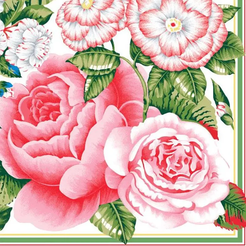 Sentimental Floral Disposable Lunch Napkins – 20-Pack 1