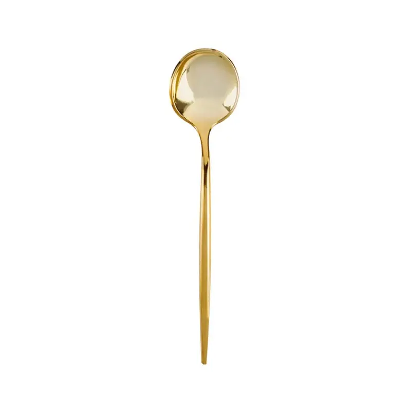 Silver-Tone Plastic Novelty Dessert Spoon 1