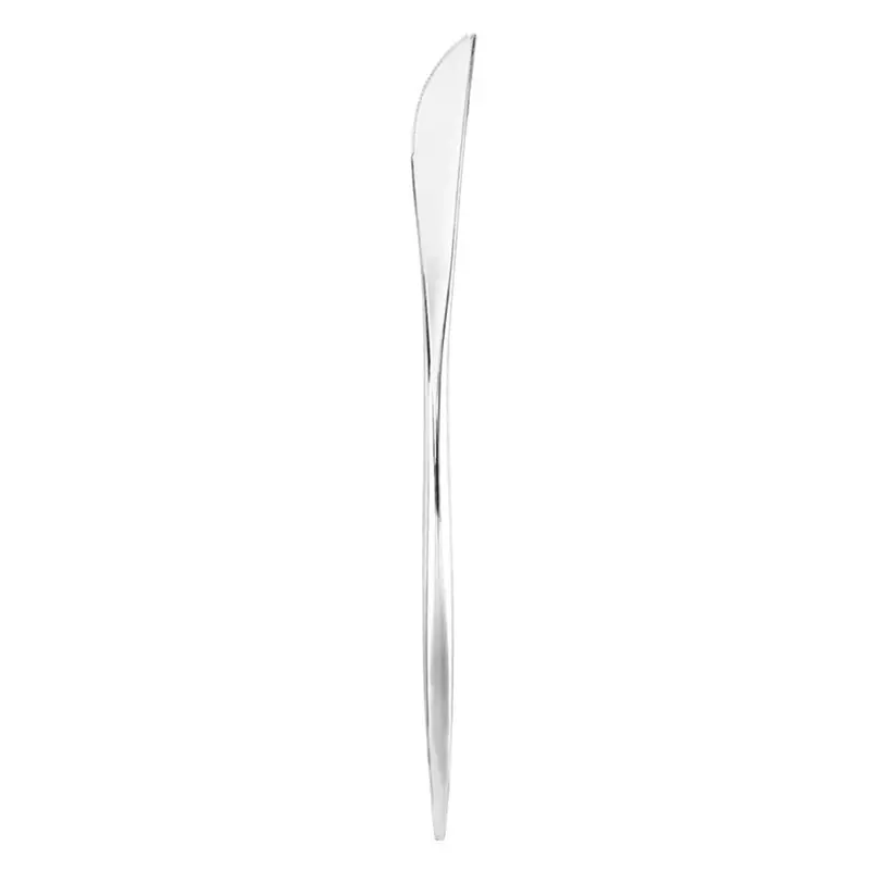 Silver-Tone Plastic Novelty Dinner Knife 1
