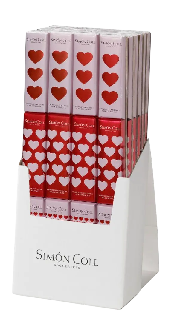 Simon Coll Trio Of Milk Chocolate Heart Bars 1