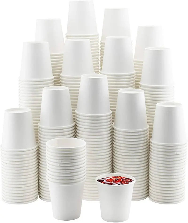 Singleware 6 Oz White Paper Disposable Cups – 500-Count Pack 1
