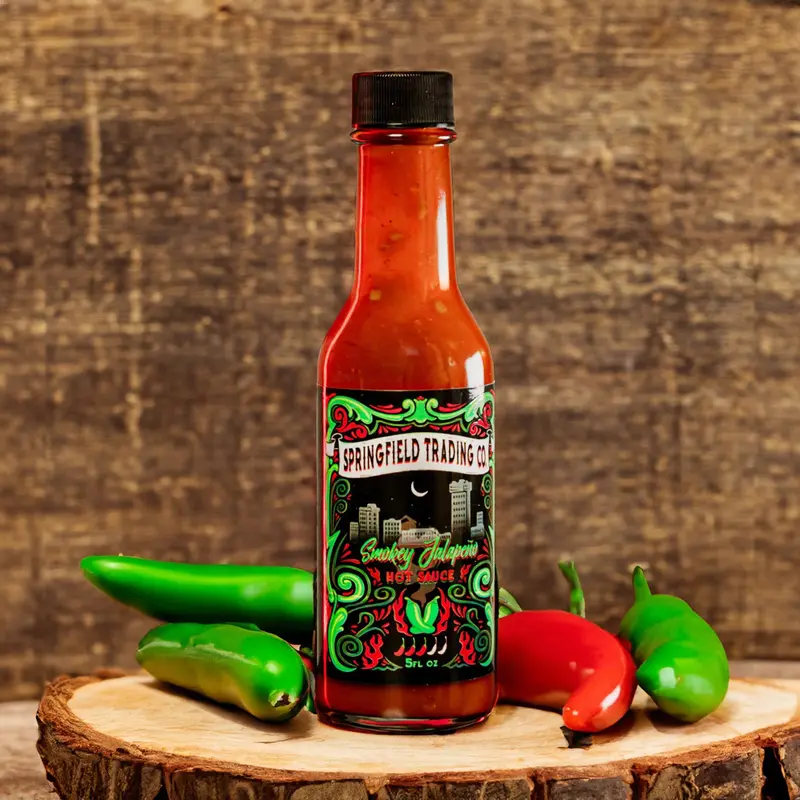 Smokey Jalapeño Hot Sauce – Chipotle-Infused Heat, 5 Oz Bottle 1