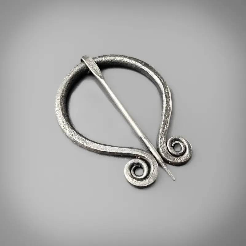 Smooth Forged Fibula – Sleek Modern Interpretation Of A Historic Fastener 1