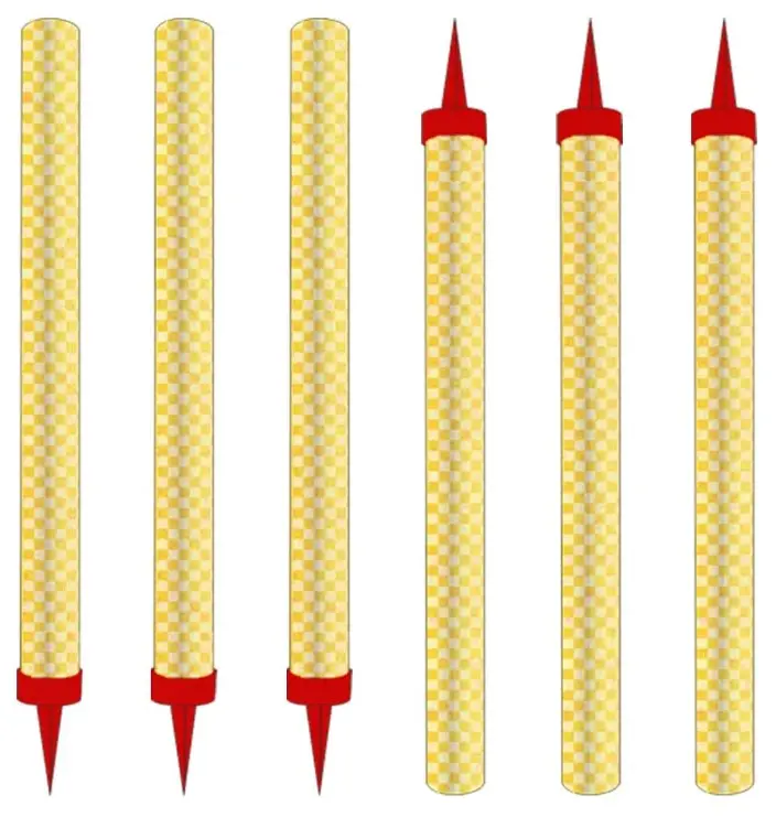 Sparkling Fireworks Candle Assortment – 6-Piece Decorative Party Candle Set 1