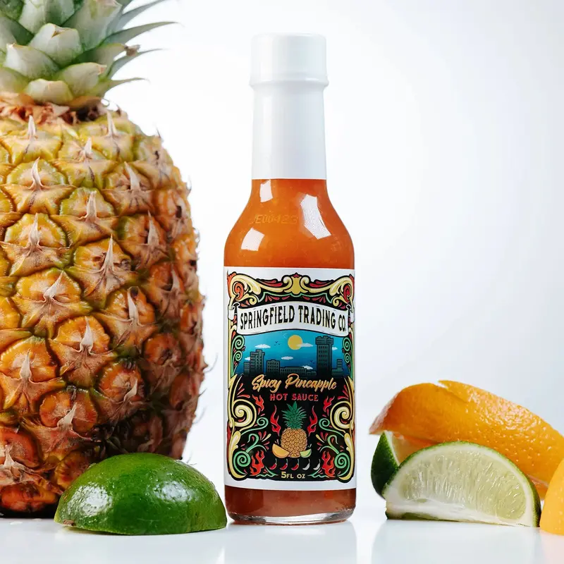 Spicy Pineapple Hot Sauce – Small-Batch Crafted, 5 Oz 1