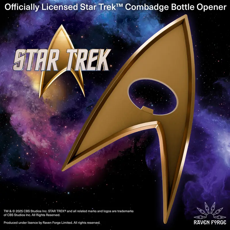 Star Trek Commbadge Bottle Opener – Functional Trekker-Inspired Bar Tool 1