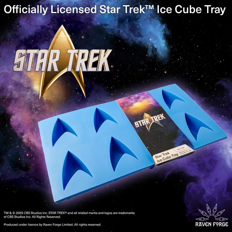 Star Trek-Themed Silicone Ice Cube Tray – Vulcan Logic Design 1
