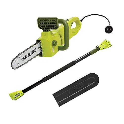 Sun Joe Swj807E 10-Inch Electric Pole Chain Saw – 8-Amp Convertible Design For Pruning & Trimming 1