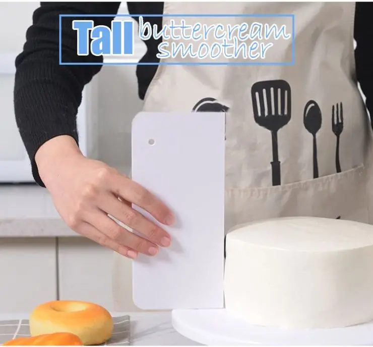 Tall Metal Buttercream Smoother – Precision Leveling Tool For Smooth Cakes 1