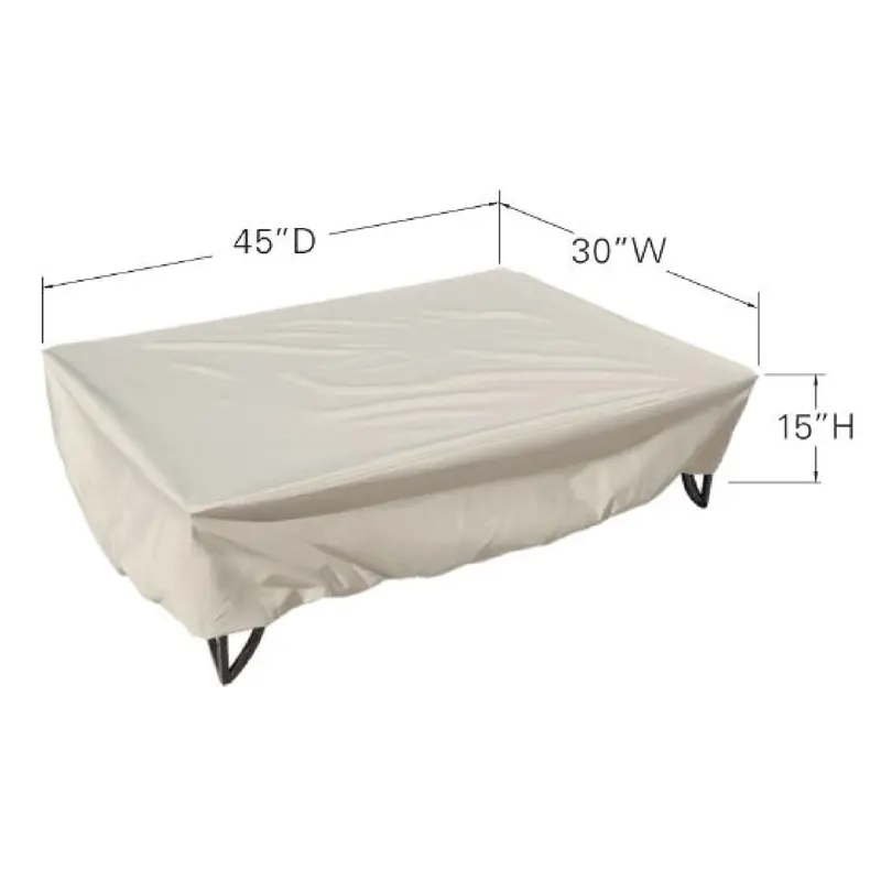 Treasure Garden Protective Covers For Fire Pits, Ottomans, And Accent Tables 2
