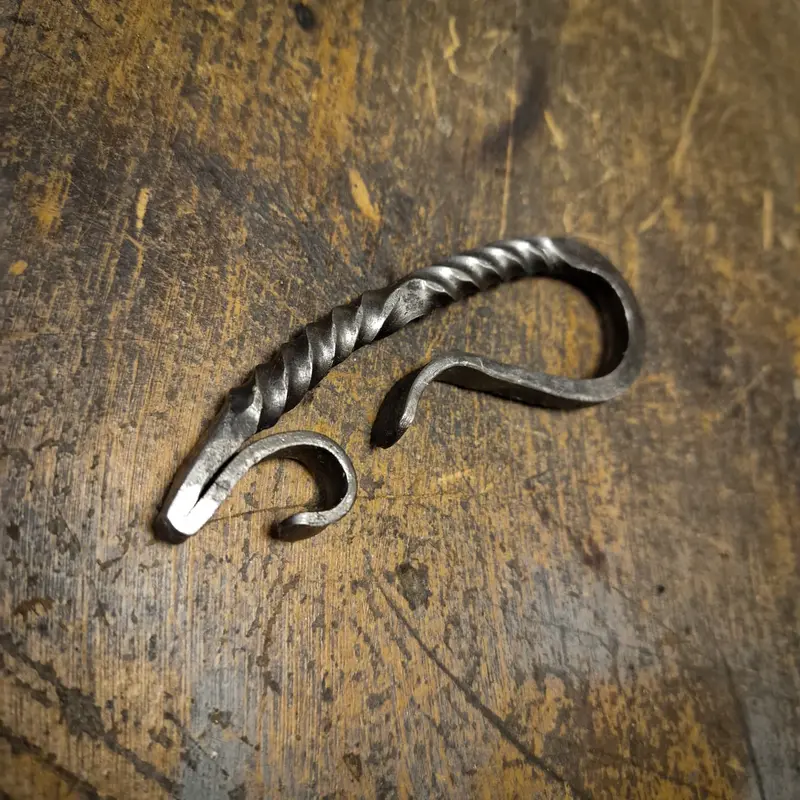 Twisted Forged Bottle Opener – Industrial Bar Tool (Imperfect Stock) 1