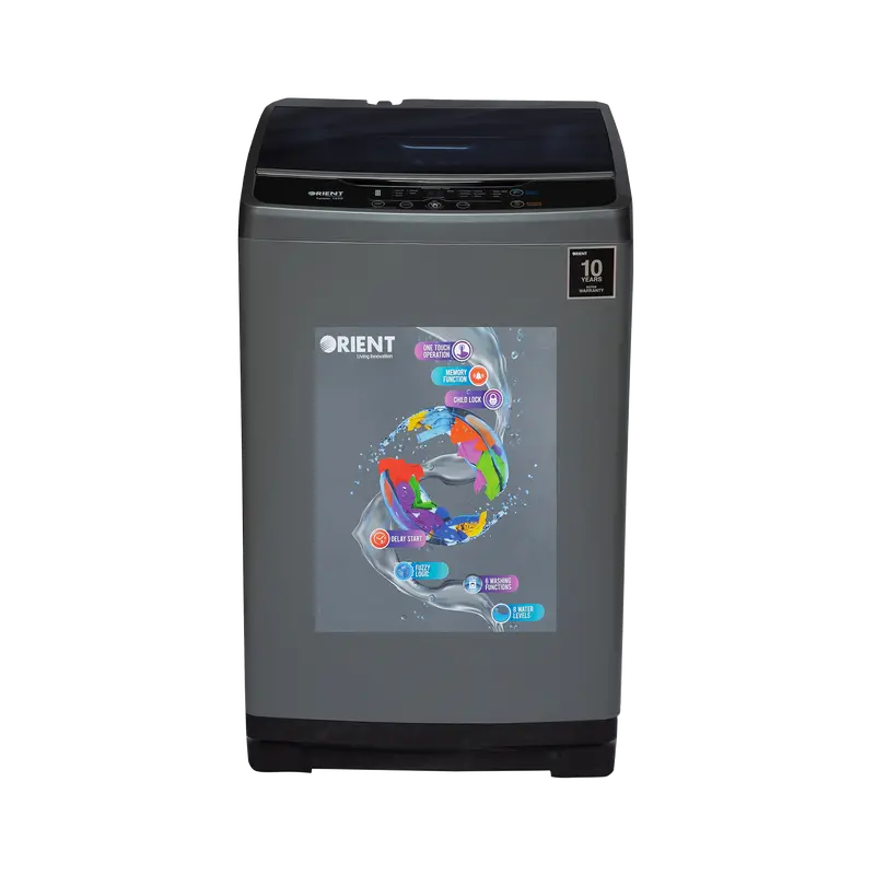Twister 1350 Rpm Washing Machine – 12 Kg Load, Metallic Grey 1