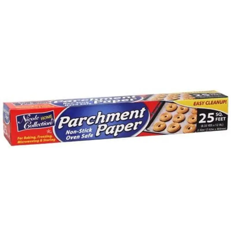 Unbleached Parchment Paper Roll – 12-Inch × 25 Feet (300 Sq In) 1