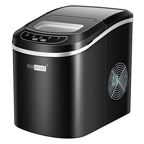 Vivohome Compact Countertop Ice Maker – Automatic 26 Lbs/Day Ice Production In Sleek Black Design 1