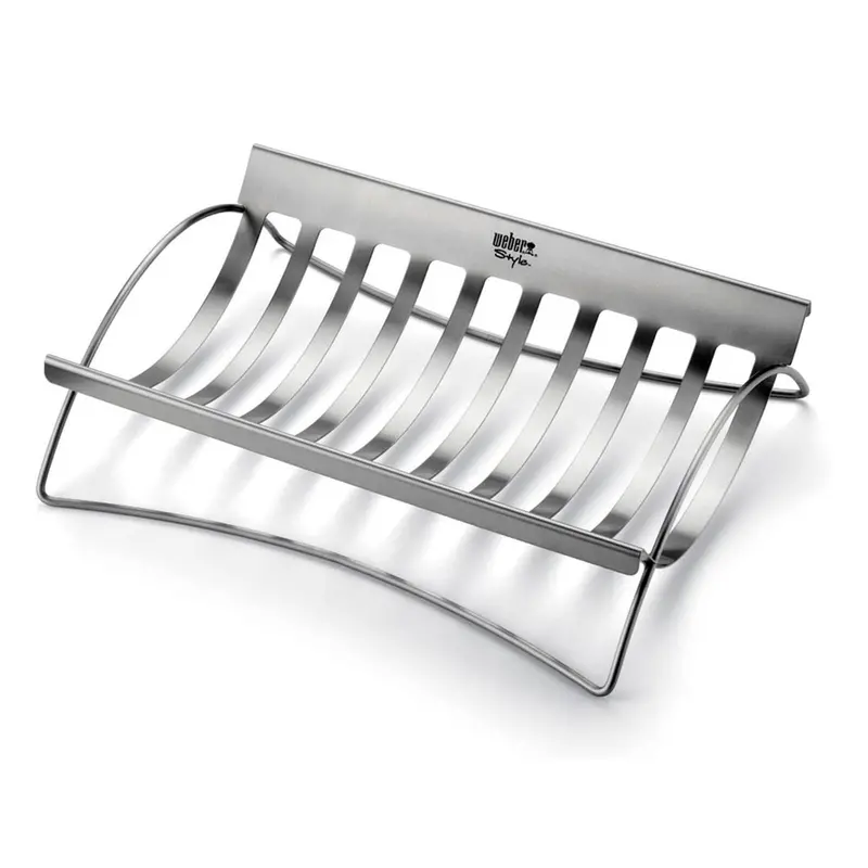 Weber-Style Stainless Steel Roast Holder – Heavy-Duty 6436 Model 1
