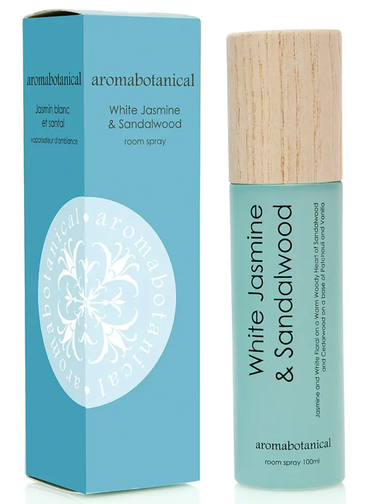 White Jasmine & Sandalwood Room Spray – Elegant Botanical Air Freshener 1