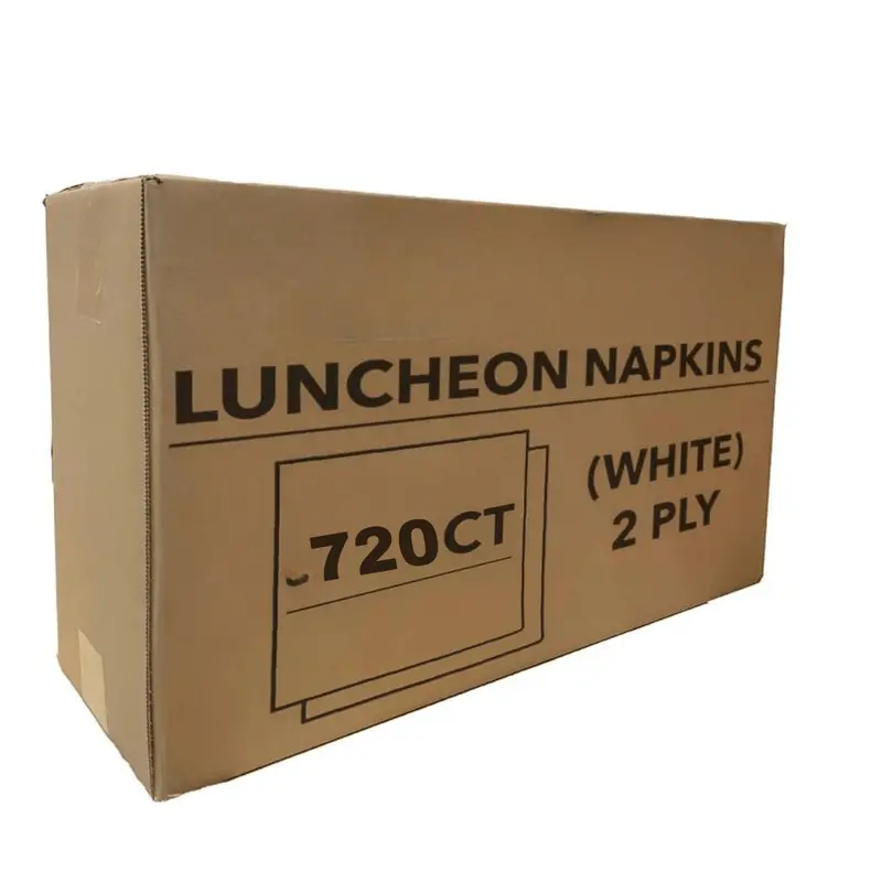 Wholesale 2-Ply White Lunch Napkins – 720 Per Case 1