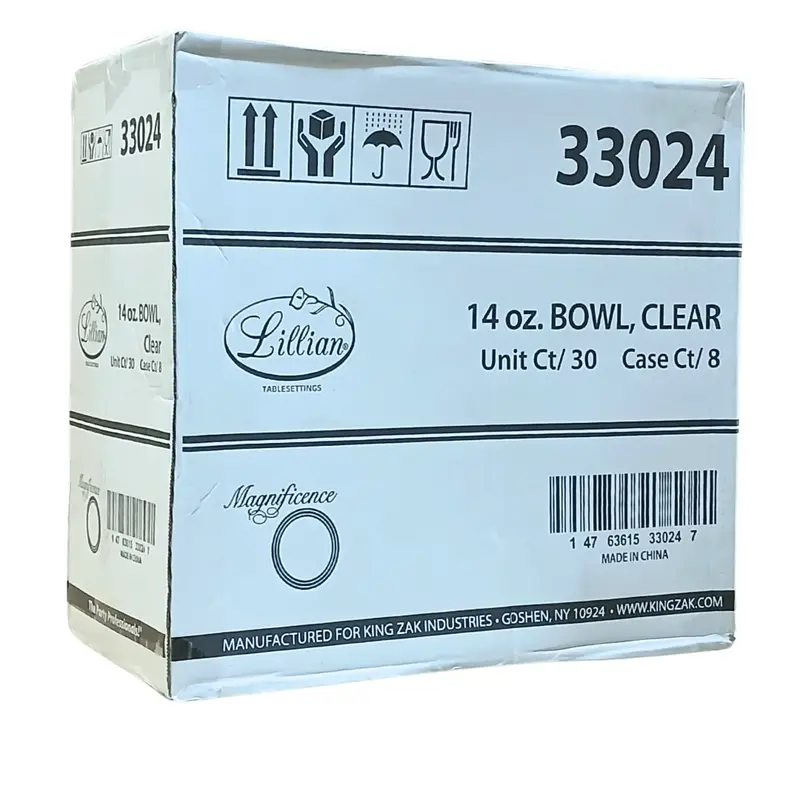 Wholesale Clear 14-Ounce Heavy-Duty Bowls – Magnificence Line, 240 Per Case 1