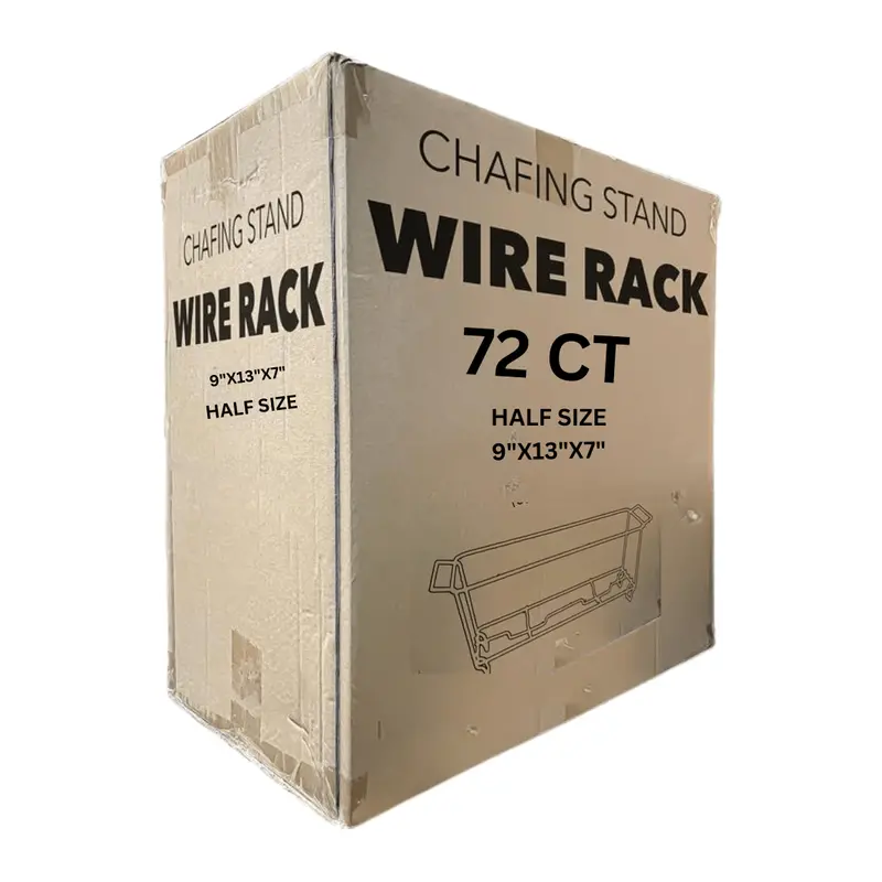 Wholesale Half-Size Metal Chafing Dish Wire Racks – Disposable, 72 Per Case 1