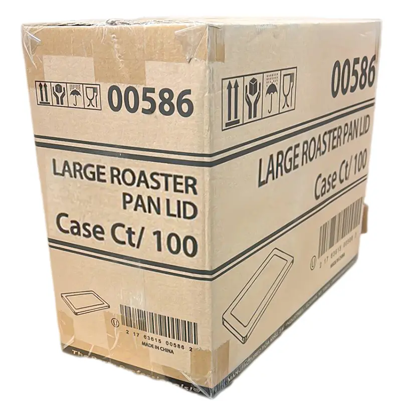 Wholesale Large Aluminum Rack Roaster Lid – Rectangular Fit, 100 Per Case 1