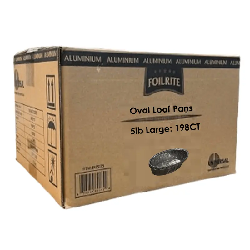 Wholesale Large Oval Challa Loaf Pans – 5 Lb Capacity, Aluminum, 198 Per Case 1