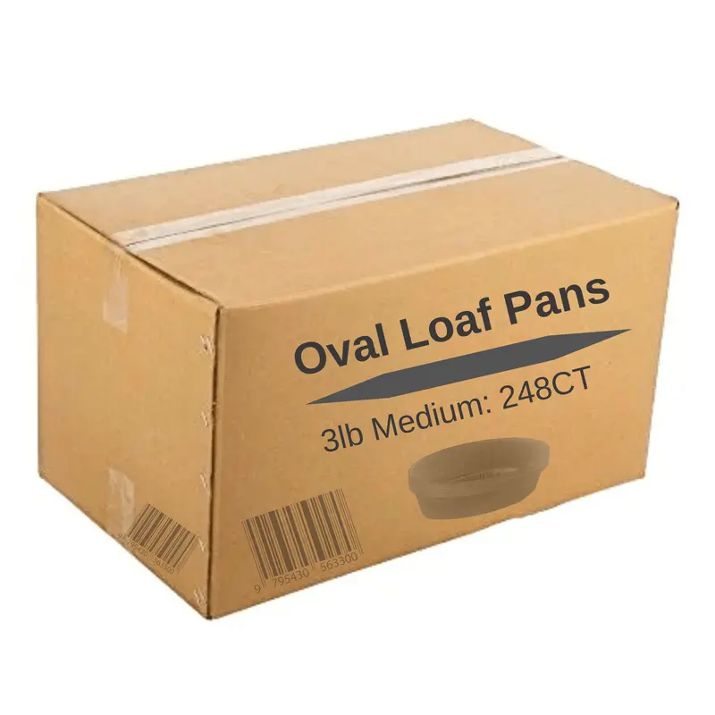 Wholesale Medium Oval Challa Loaf Pans – 3 Lb Capacity, Aluminum, 248 Per Case 1