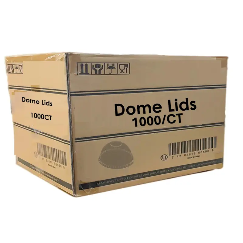 Wholesale Pack Of 1000 Dome-Style Pet Lids — 0.75" Opening, Compatible With 12–24 Oz Cups 1