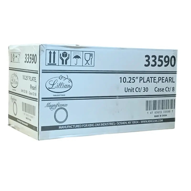 Wholesale White 10.25-Inch Heavy-Duty Dinner Plates – Magnificence Line, 240 Per Case 1