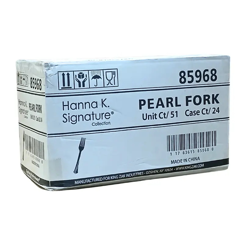 Wholesale White Heavyweight Plastic Forks – 1224 Per Case 1