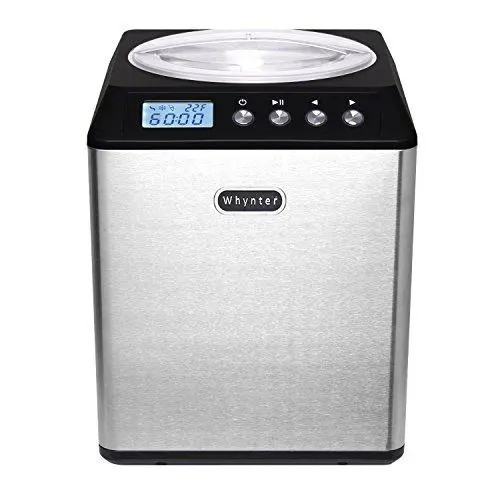 Whynter Icm-201Sb Automatic Ice Cream Maker – 2-Quart Compressor-Based Unit With Lcd Timer & Stainless Steel Bowl 1