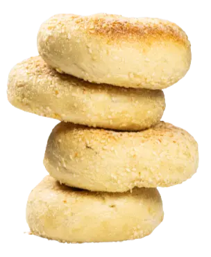 Wood-Fired Sesame Bagels – 4-Pack 1