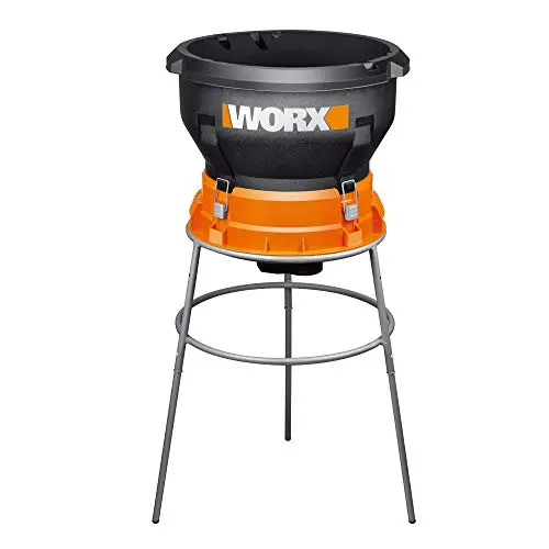 Worx Wg430 Electric Leaf Mulcher – 13-Amp High-Speed Shredder For Yard Waste Reduction 1