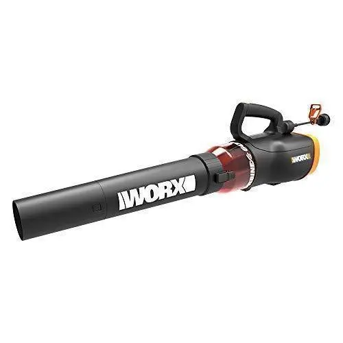 Worx Wg520 Turbine 600 Corded Electric Leaf Blower – High-Velocity Airflow, Black Housing 1
