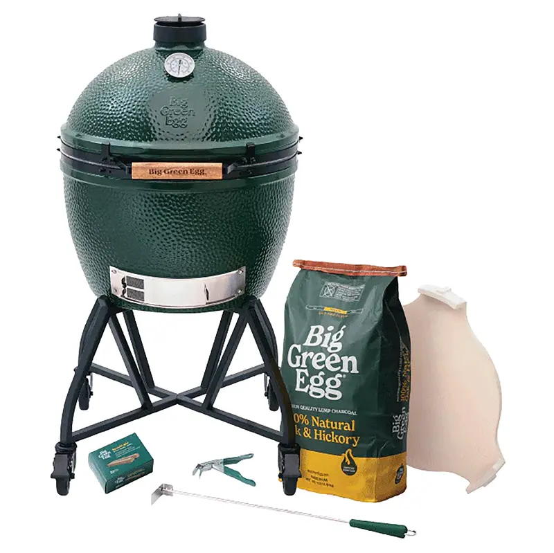 Xl Big Green Egg And Integgrated Nest Combo 1
