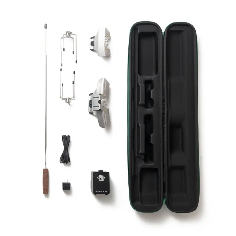 Xl Big Green Egg Rotisserie Kit – Heavy-Duty Cooking Accessory For Large Grills 1