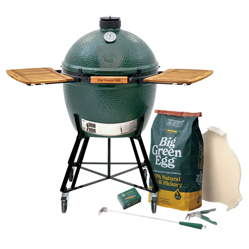 Xl Big Green Egg, Standard Nest, And Egg Mates Set 1